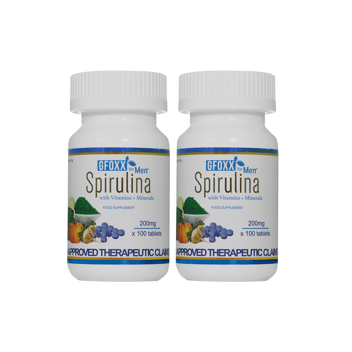 Spirulina For Men  Bundle Promo
( 2 Gfoxx Spirulina For Men ) 