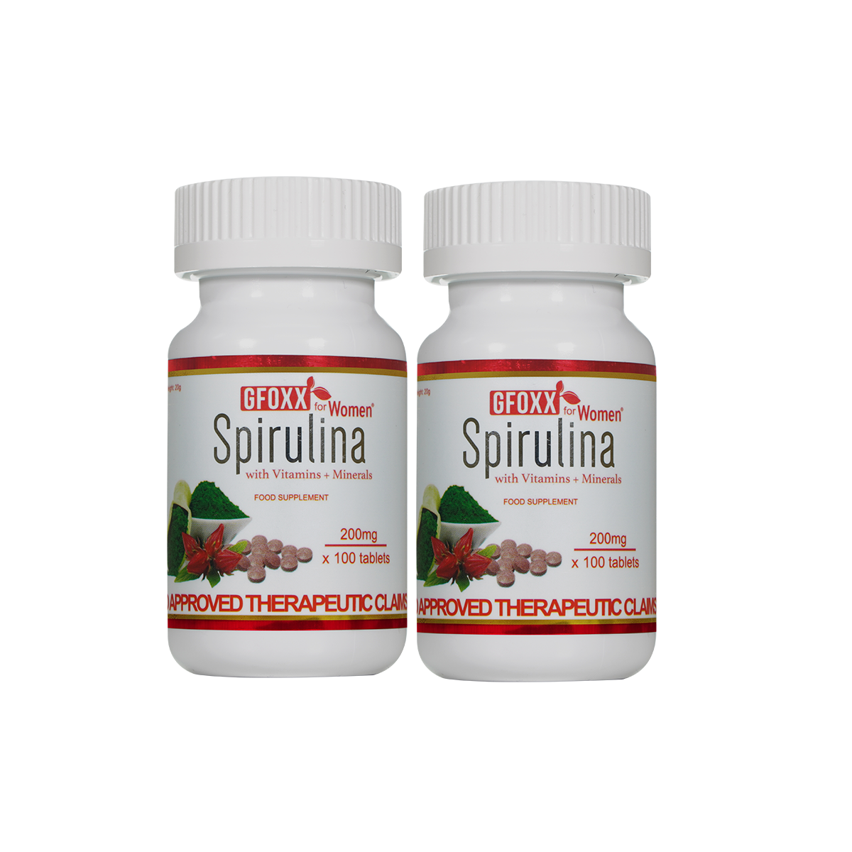 2+1 Spirulina For Women Promo
( 3 Gfoxx Spirulina For Women )