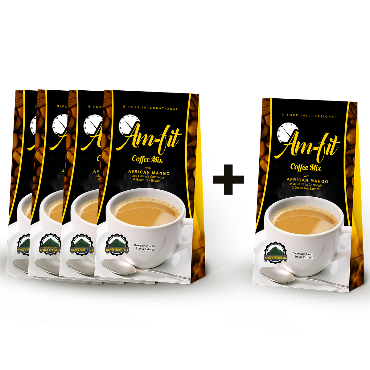 Am-Fit Coffee 4+1 Promo
( 5 Am-fit Coffee )