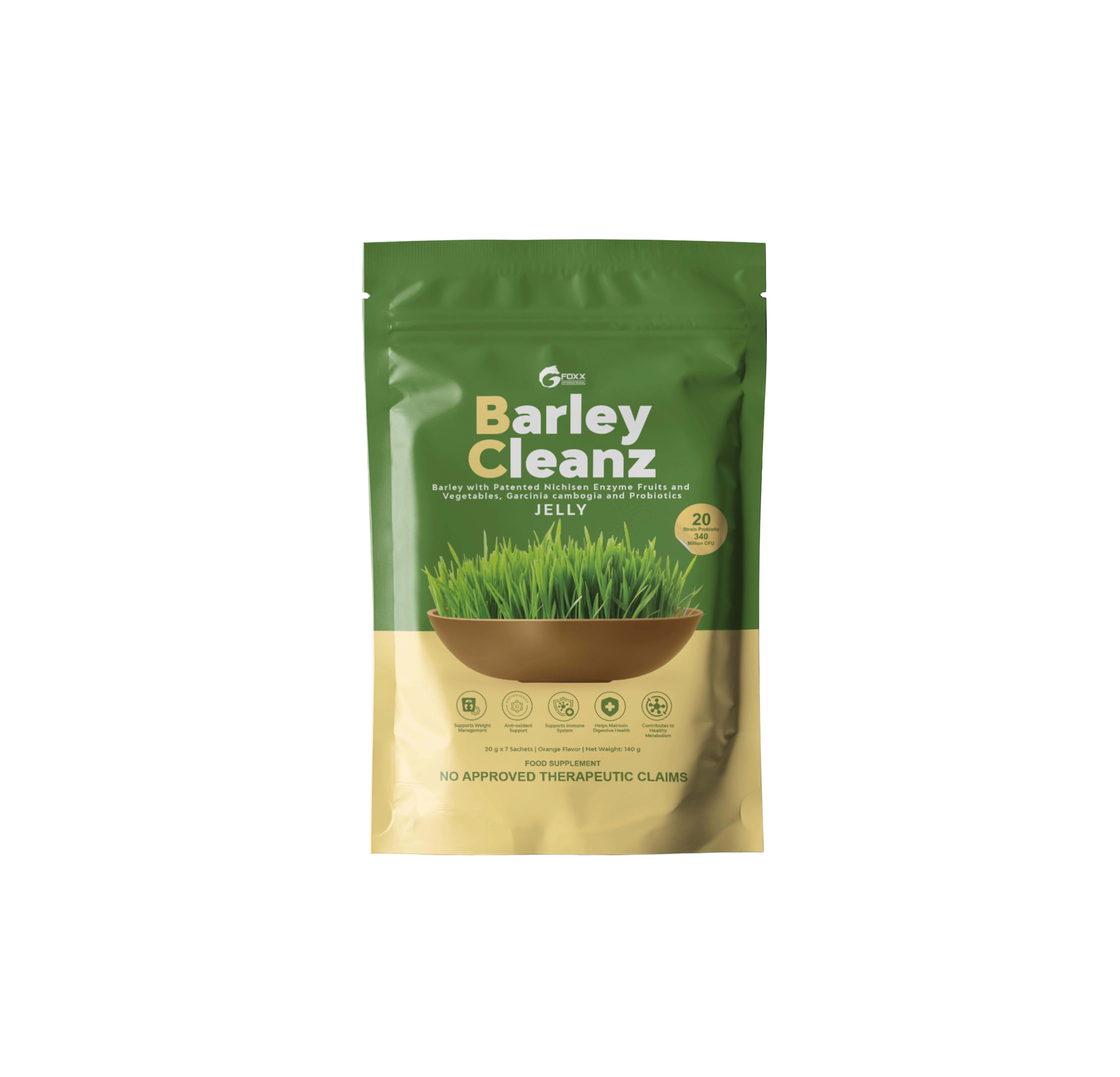 Gfoxx Barleycleanz Jelly ( 7 sachets)